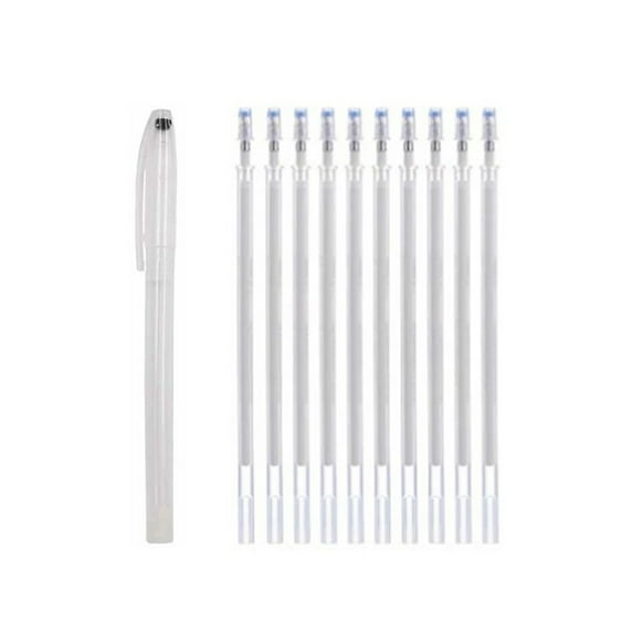 Heat Erasable Fabric Pen (Sewing Marking Marker, Quilting Disappearing Pen), Fine 0.5Mm Tip Marks Sewing Patterns Precisely, 4 Colors Heat Erasable Fabric(#D), By Meiiso