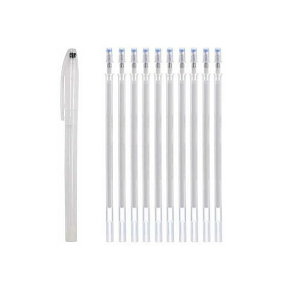 Heat Erasable Fabric Pen (Sewing Marking Marker, Quilting Disappearing Pen), Fine 0.5Mm Tip Marks Sewing Patterns Precisely, 4 Colors Heat Erasable Fabric(#D), By Meiiso