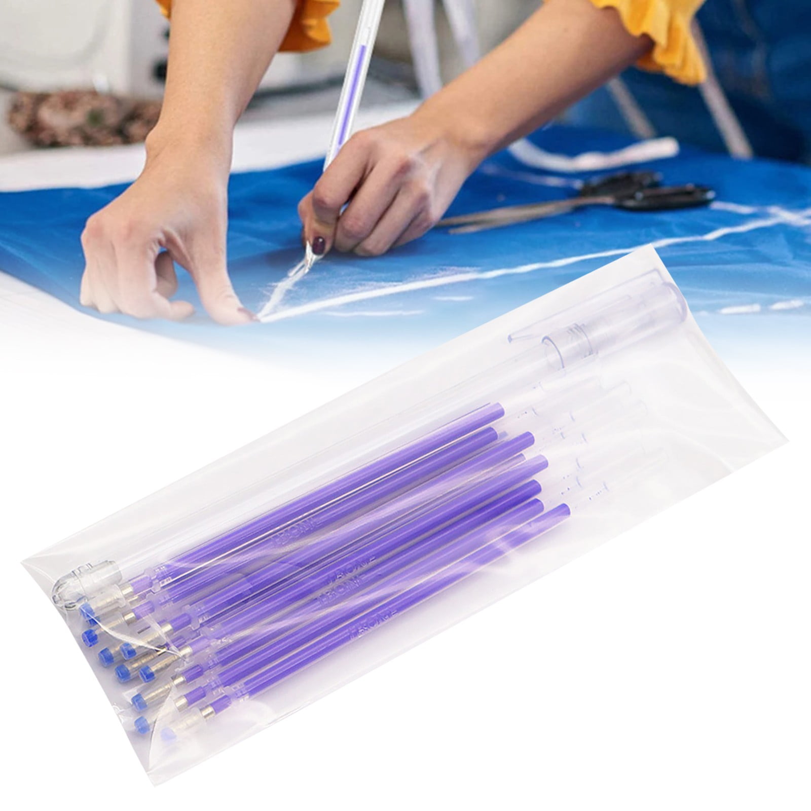 Heat Erasable Fabric Marking Pens 100pcs,Disappearing Ink