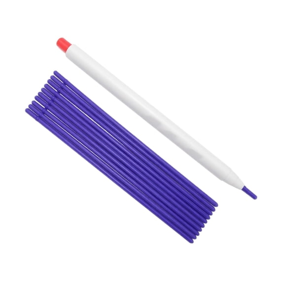 Heat Erasable Tailors Chalk Pen with Refill, No Sharpen Fabric Marker for Sewing