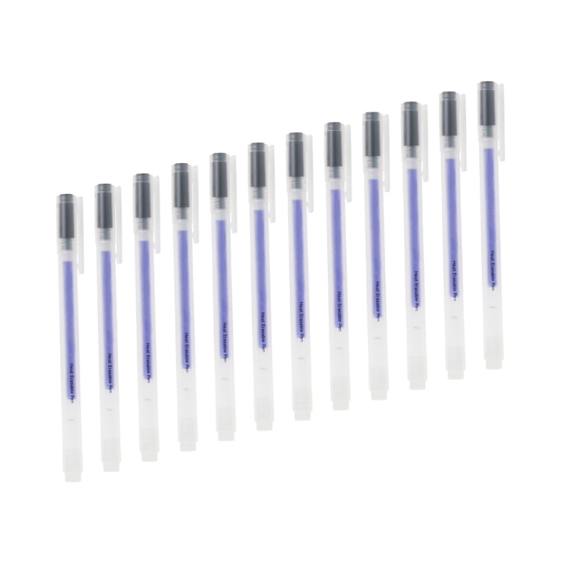 Heat Erase Pens Sewing Marker Pens Vanishing Heat Erasable Pens Fabric Marking Pens High-Temperature Disappearing Pens