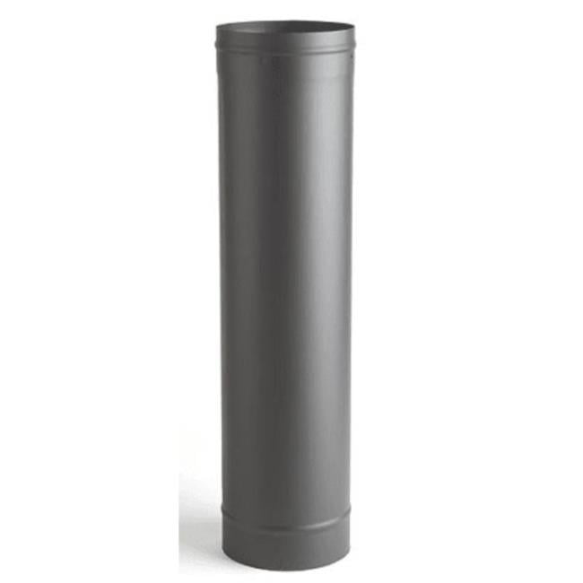 HeatFab 2607B 6 x 36 in. Single Wall Black Stovepipe 22 Gauge