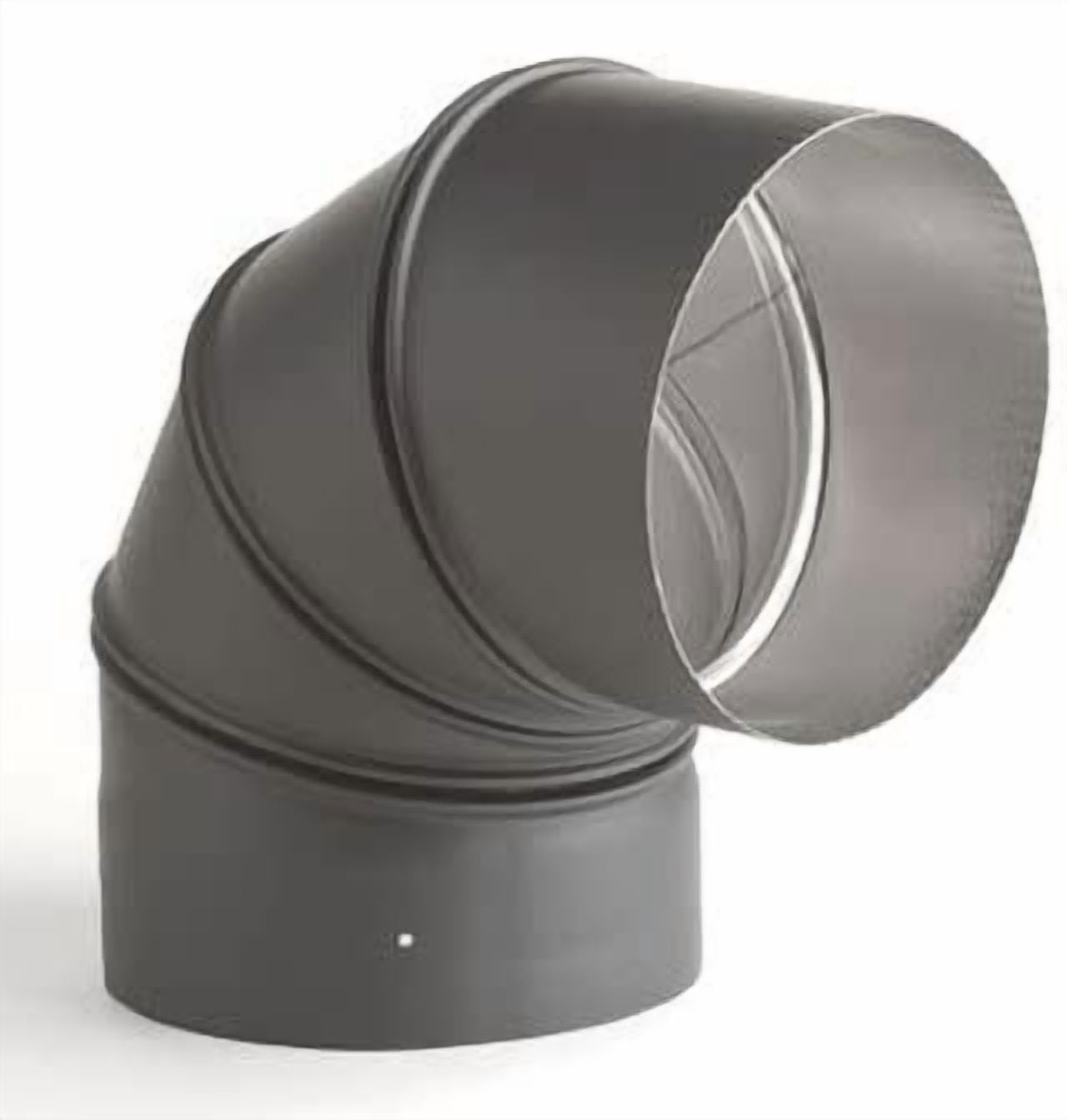 Heat-Fab 2814AB 8" 90 Degree Adjustable Elbow - Black