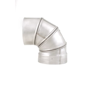 Heat-Fab 4615FLEX 6" Saf-T Liner 304 90 Flexible Elbow - Stainless Steel