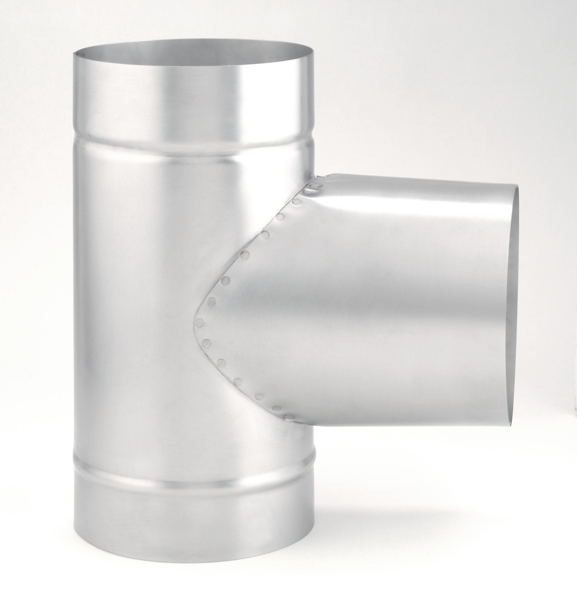 Heat-Fab 4616SS 6" Saf-T Liner 304 Tee - Stainless Steel