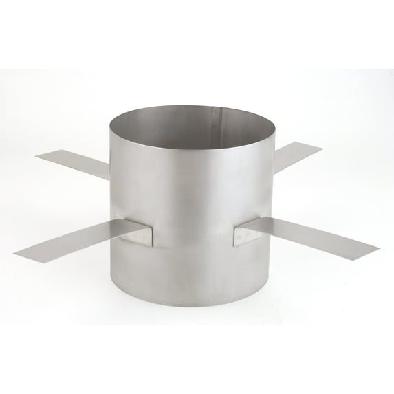 Heat-Fab 4619Ss 6" Saf-T Liner 316 Chimney Top Adapter Sleeve - Stainless Steel