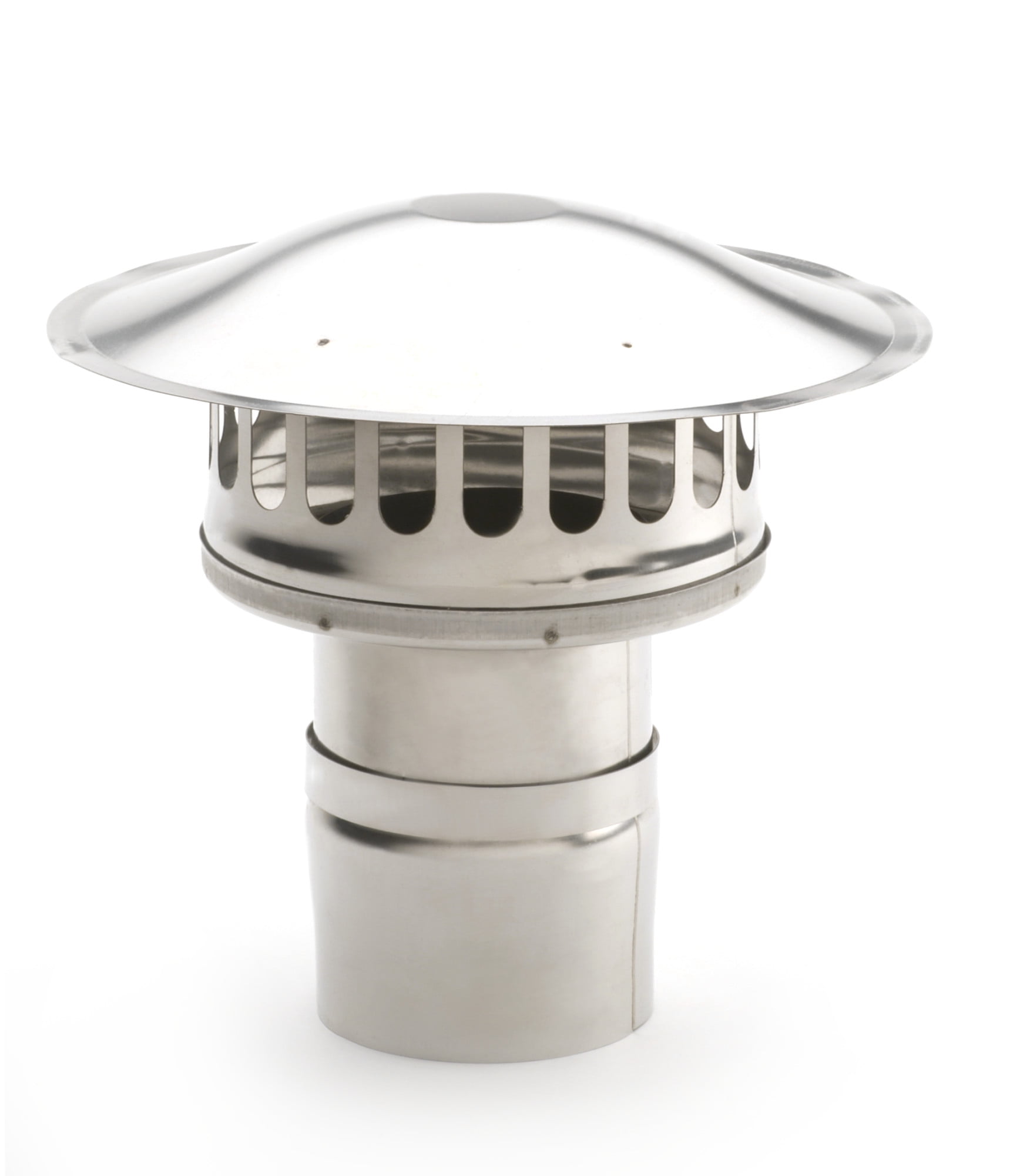 HeatFab Cca06rc 6" SafT Vent Ci+ Storm Collar & Rain Cap Stainless