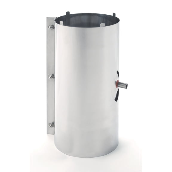 Heat-Fab CCA18DRN 18" Saf-T Vent Ci+ Horizontal/Vertical In-Line 1/2" Drain - Stainless