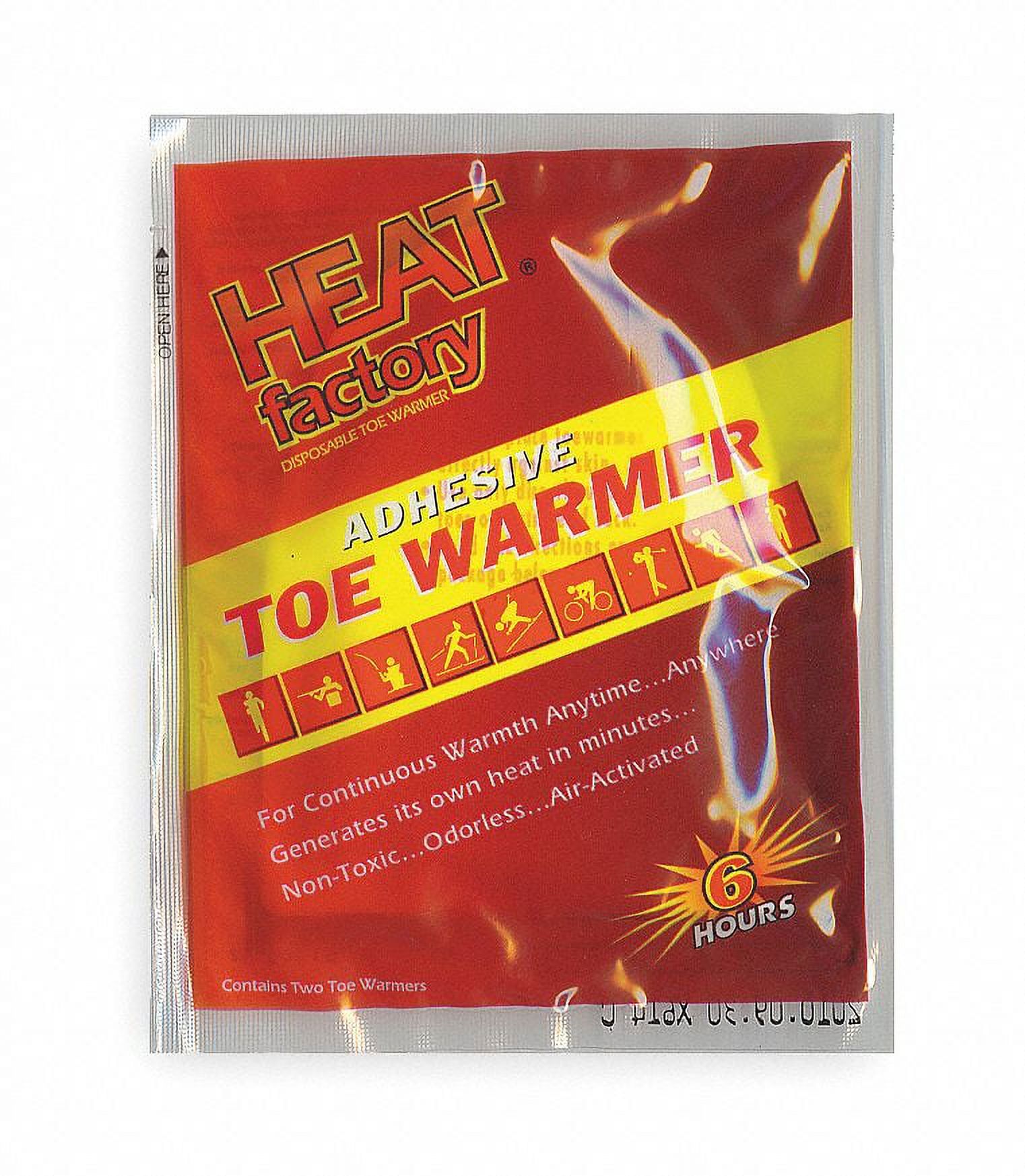 Heat Factory 19452 Adhesive Toe Warmers 2 pair MultiPack