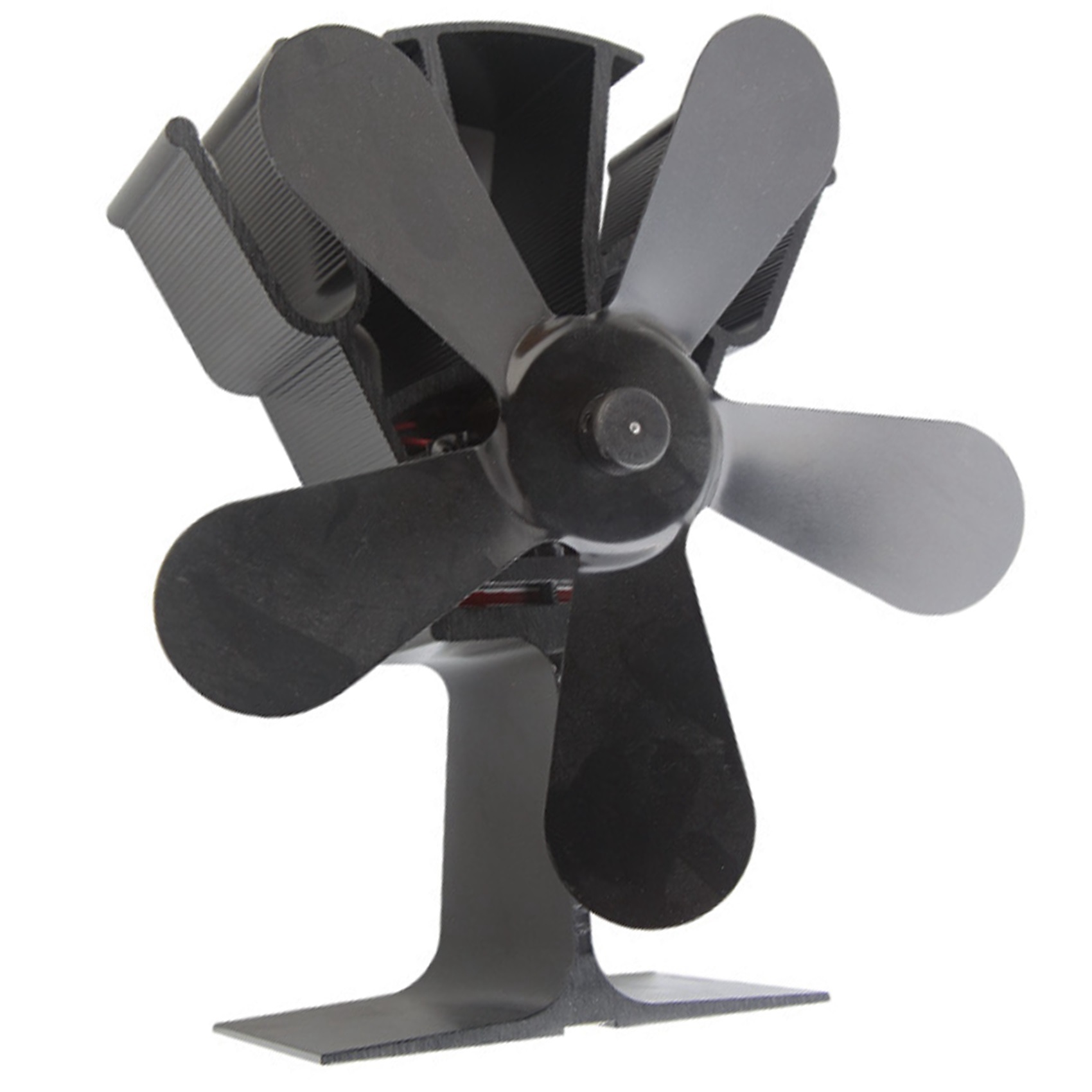 Heat FiveBlade Fan WoodBurning Stove Fan Eco Fireplace Fan