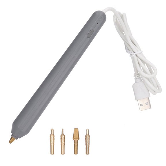 Heat Foil Pen Hot Foil Pen USB Heat Foil Stamping Embossing Pen ABS Crafting Tool for Drawing Writing Hot Foil Pen