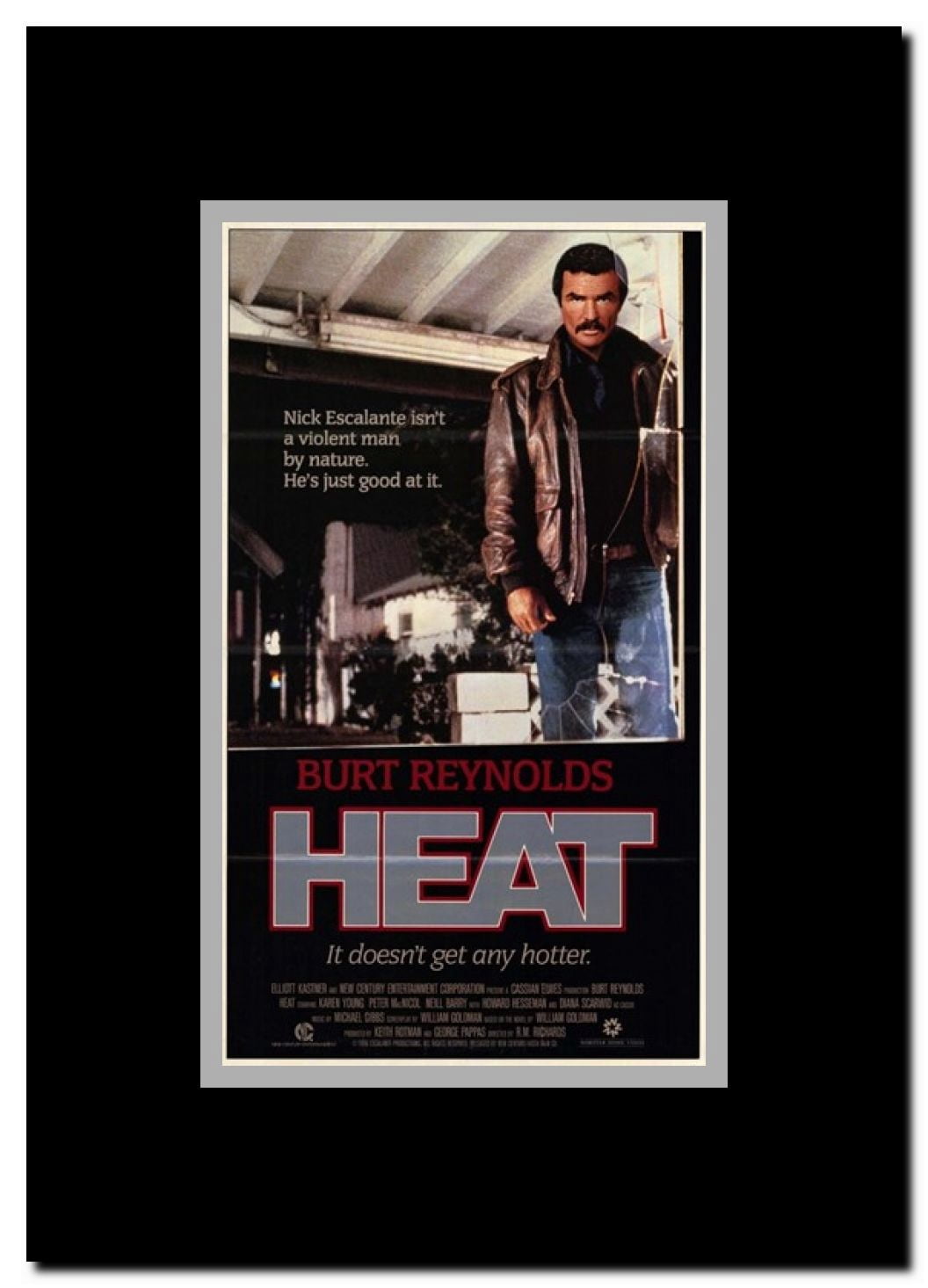 Heat Framed Movie Poster