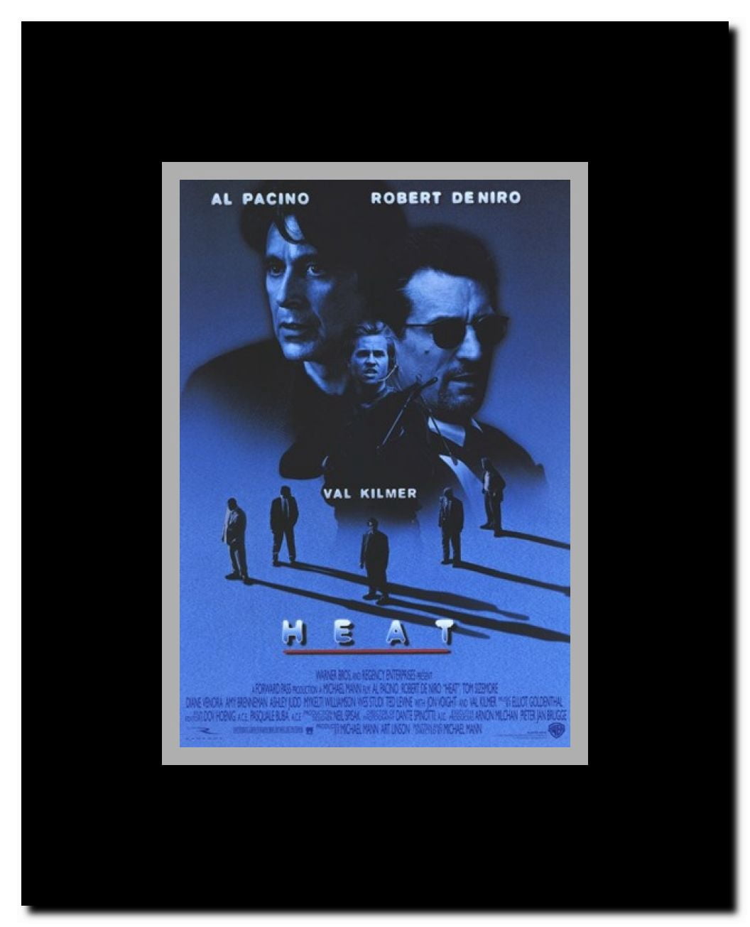 Heat Framed Movie Poster
