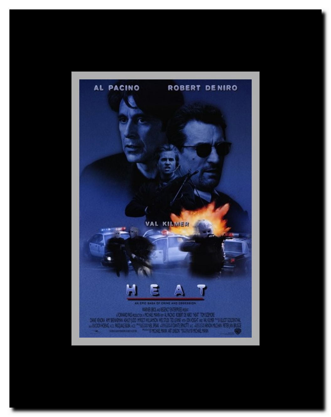 Heat Framed Movie Poster