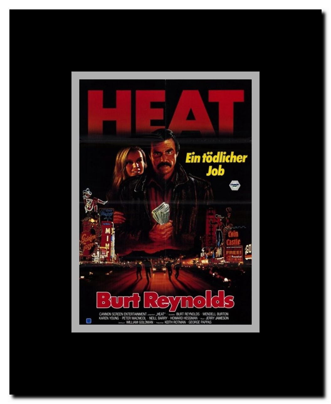 Heat Framed Movie Poster