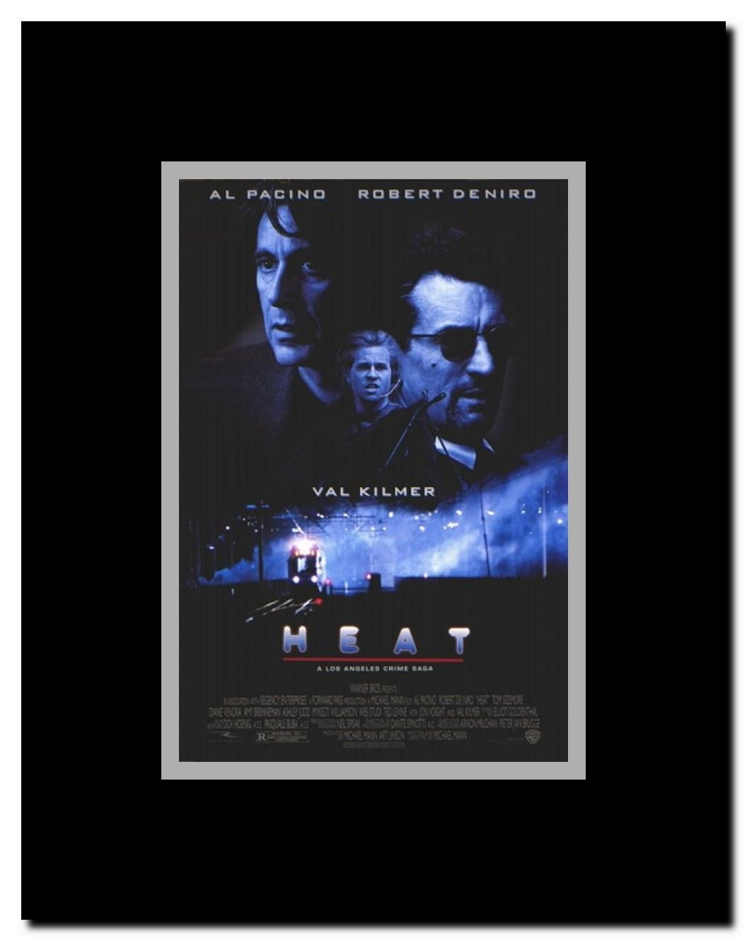 Heat Framed Movie Poster