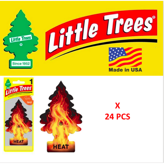 Heat Freshener Little Trees U1P-10707 MADE IN USA Pack of 24
