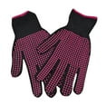 Heat Gloves With Silicone Bumps Heat Proof Glove For Hair Styling Curling Universal Fit Size