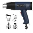 thumbnail image 1 of Heat Gun With 4 Original Nozzles 2000W Professional Hot Air Gun 50℃- 600℃ Variable Temperature Control with 3-Temp Settings, Overload Protection, Double Heating Wire Fast Heating, 1 of 10