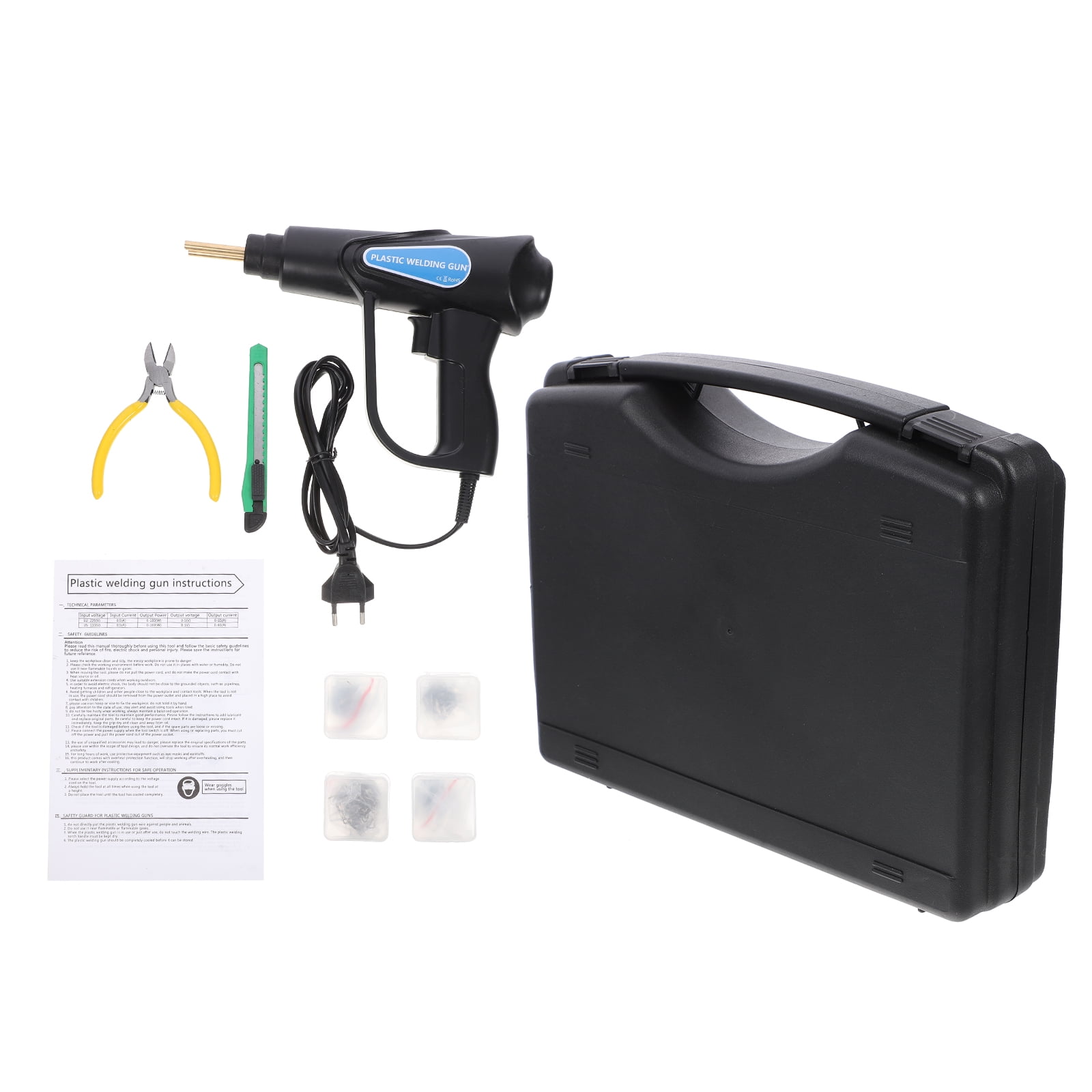 Heat Gun Car Bumper Repairing Machine Plastic Welding Kit Automotive