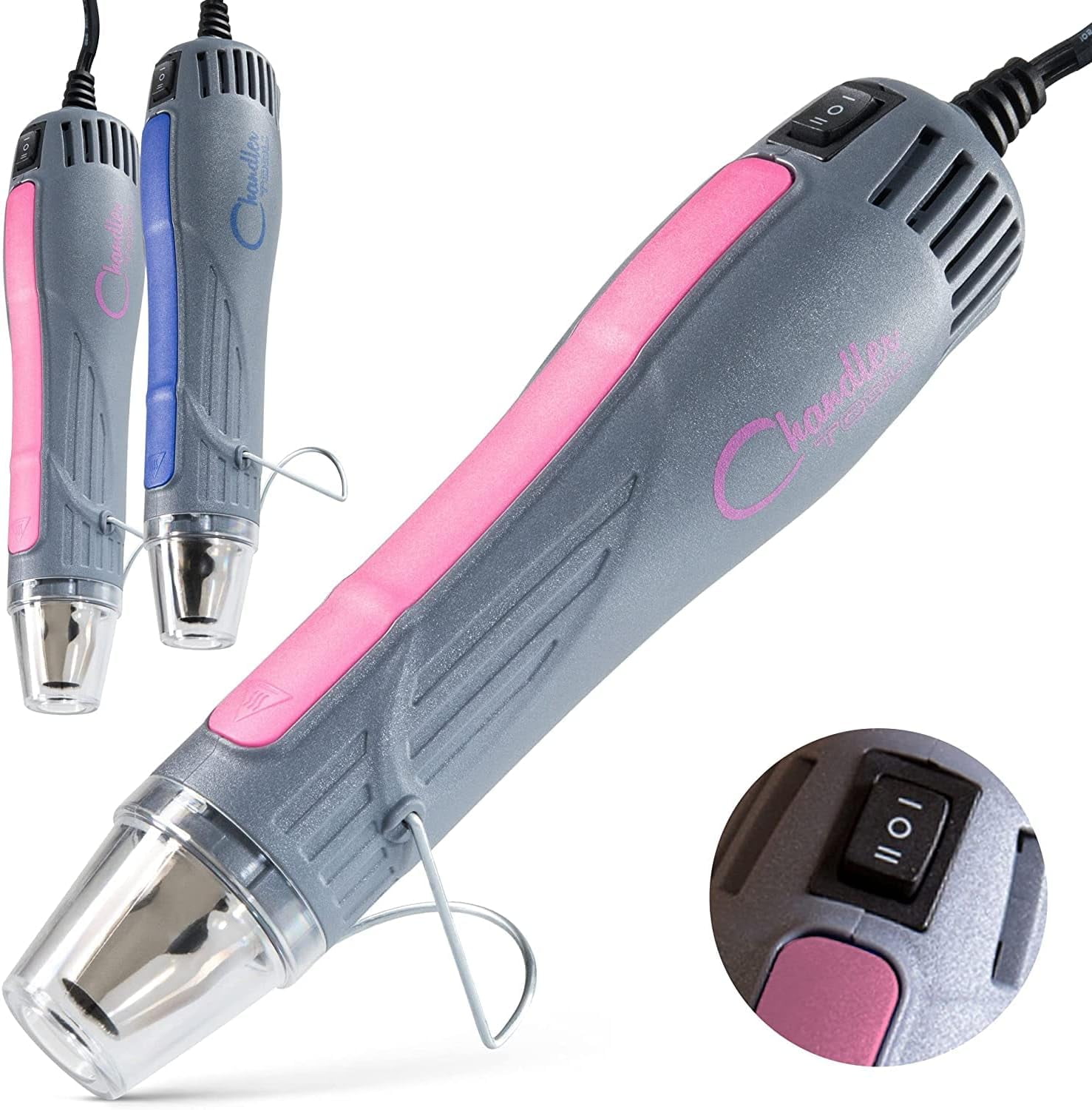 mofa emboss Heat Pen,Mini Heat Gun,Hot Air Pen Tools Shrink Pen with S –  Pink and Caboodle