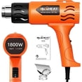 thumbnail image 1 of Heat Gun, MAXXHEAT 1800W Fast Heat Gun for Crafts with Dual Temperature Settings 572?&1112?, Dual Overload Protection, Reflector Nozzle for Shrinking PVC, Vinyl Wrap, Stripping Paint, 1 of 6