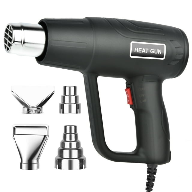 Heat Gun Portable HandHeld Heat Gun 2000W Heavy Duty Hot Air Gun Kit
