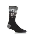 thumbnail image 1 of Heat Holder Men's Svenson LITE Fairisle Crew Socks| Warm + Soft, Hiking, Cabin, Cozy at Home Socks | 5X Warmer Than Cotton Socks, 1 of 6