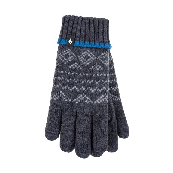 Heat Holders® Men's Mendip Gloves | Insulated Cold Gear Gloves | Advanced Thermal Yarn | Warm, Soft + Comfortable | Plush Lining | Winter Accessories | Men + Women’s Gift