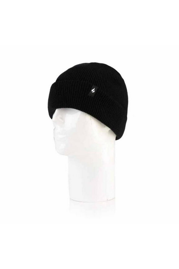 Men's Oran Solid Flat Knit Roll Up Hat