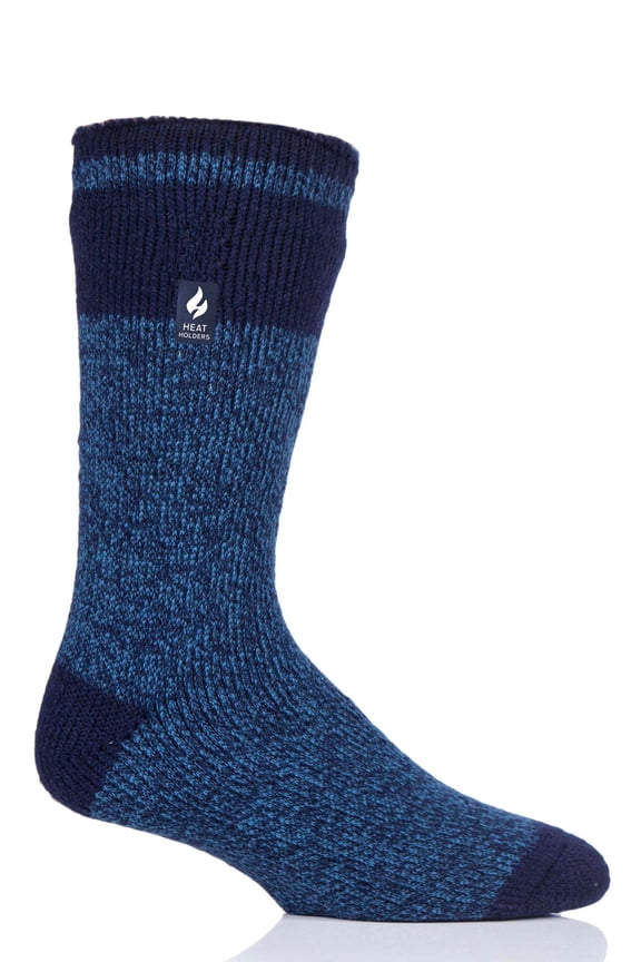 Rook Block Twist Crew Sock - Men's, Navy/Denim, US 7-12