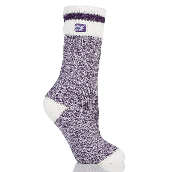 Heat Holders Snowdrop Women's 5 to 9 Purple Crew Sock LH1016PUR