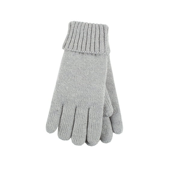 Heat Holders® Women's Carina Flat Knit Gloves | Insulated Cold Gear Gloves | Advanced Thermal Yarn | Warm, Soft + Comfortable | Plush Lining | Winter Accessories | Men + Women’s Gift
