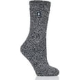 thumbnail image 1 of Heat Holders Women's Twist Socks Black/Light Grey/Women's 5-9, 1 of 6