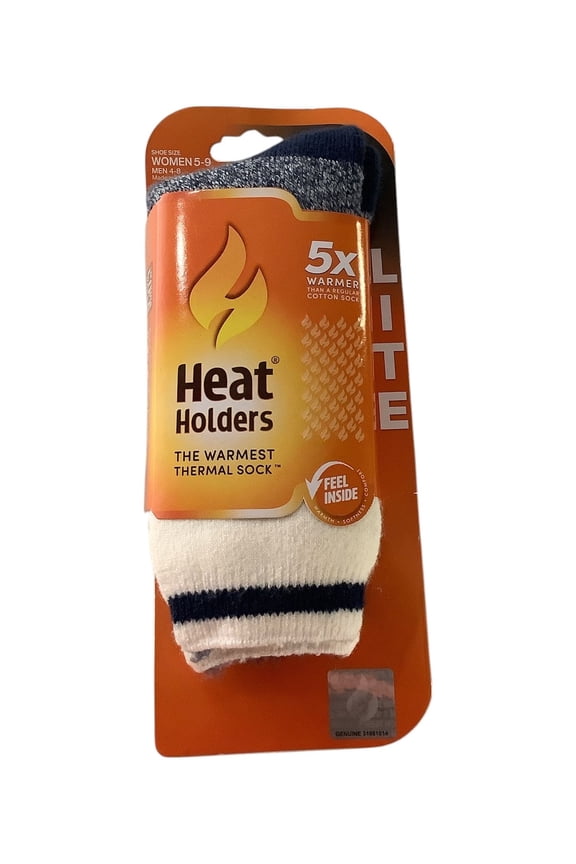 Womens Crew Socks 5-9 Blue Thermal