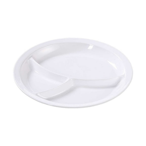 Heat Imitation Porcelain Compartment Food Trays Specifically Designed For School And Unit Canteens Commercial Grade Tableware