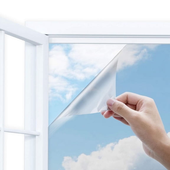 Heat Insulation Sunscreen Window Film, ZzCityTK Premium Reflective Film Blocks 99% UV Rays, Easy Install Mirror Tint for Home Office Car with Squeegee