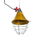 Heat Lamp with Safety Switch, Stainless Steel, Chicken Coop, Reptiles