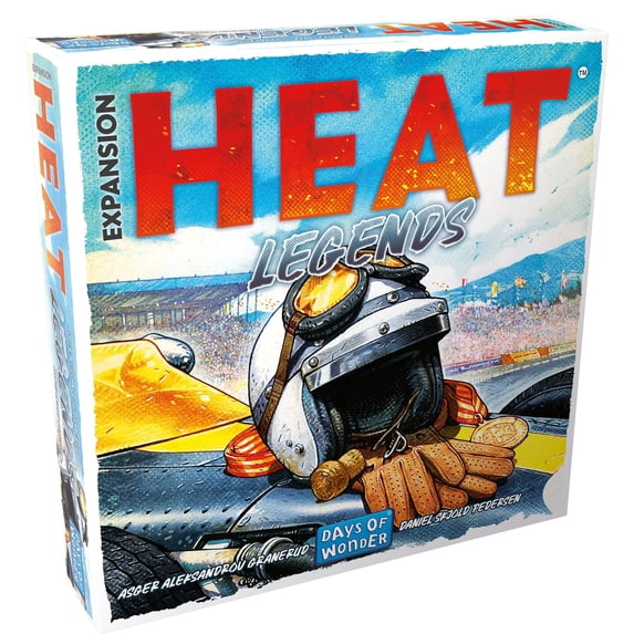 Heat: Legends Strategy Board Game Expansion for Ages 10+, from Asmodee