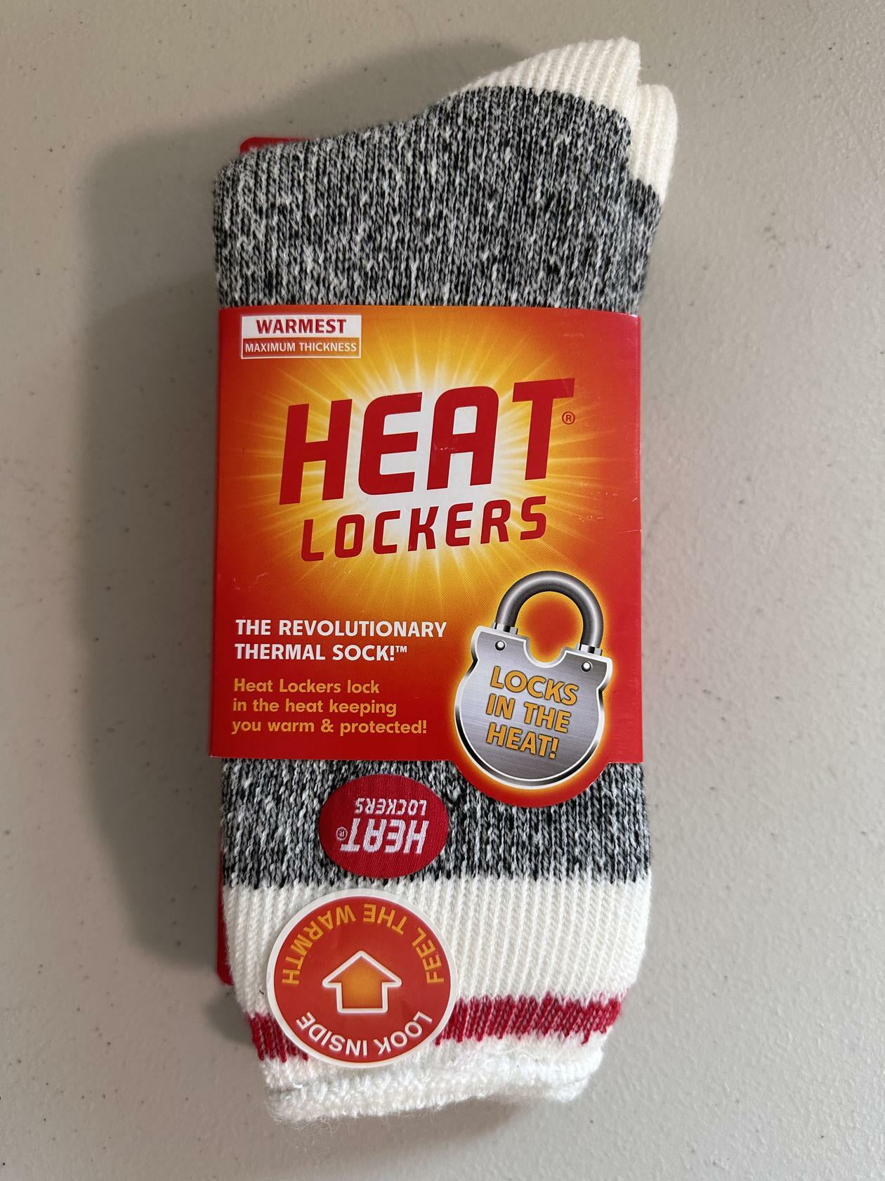 Heat Lockers Thermal Sock Maximum Thickness, 1 Pair Mens 712 Womens