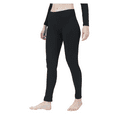 thumbnail image 1 of Heat Logic Women's Thermal Innerwear with Fleece Lining, Cold Weather Base Layer Bottom, Black- M, 1 of 9