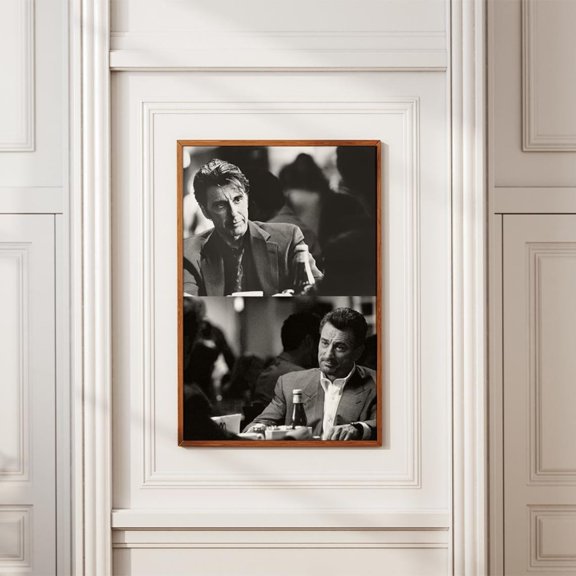 Heat Movie Black And White Art Vintage Collage Retro Print Wall Art Home Decor Christmas Gifts Print, Unframed Poster