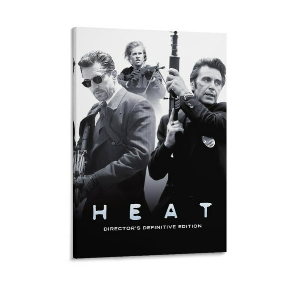 Heat Movie Poster (4) Picture Print Canvas Poster Wall Paint Art Posters Decor Modern Home Artworks Gift 16x24inch(40x60cm)