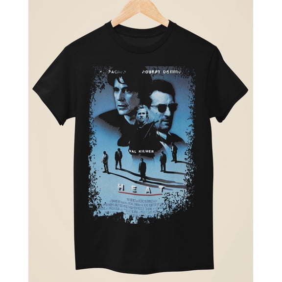 Heat - Movie Poster Inspired Unisex Black T-Shirt