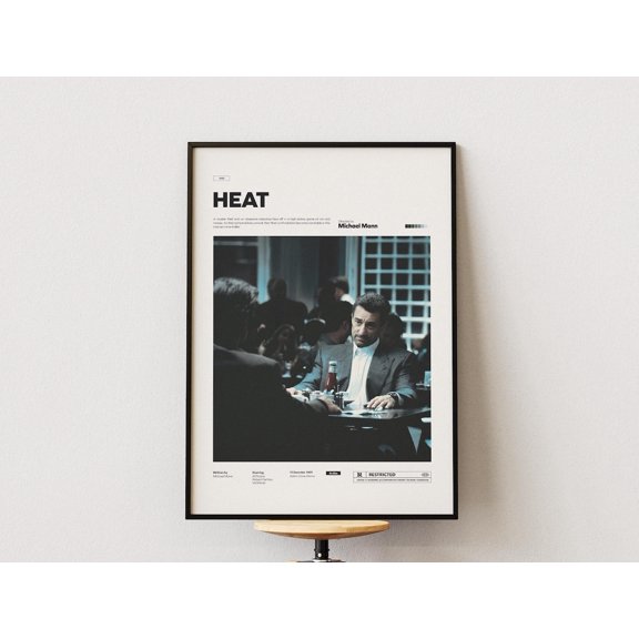Heat Movie Poster Unframed Size 24''x36'' GooGate