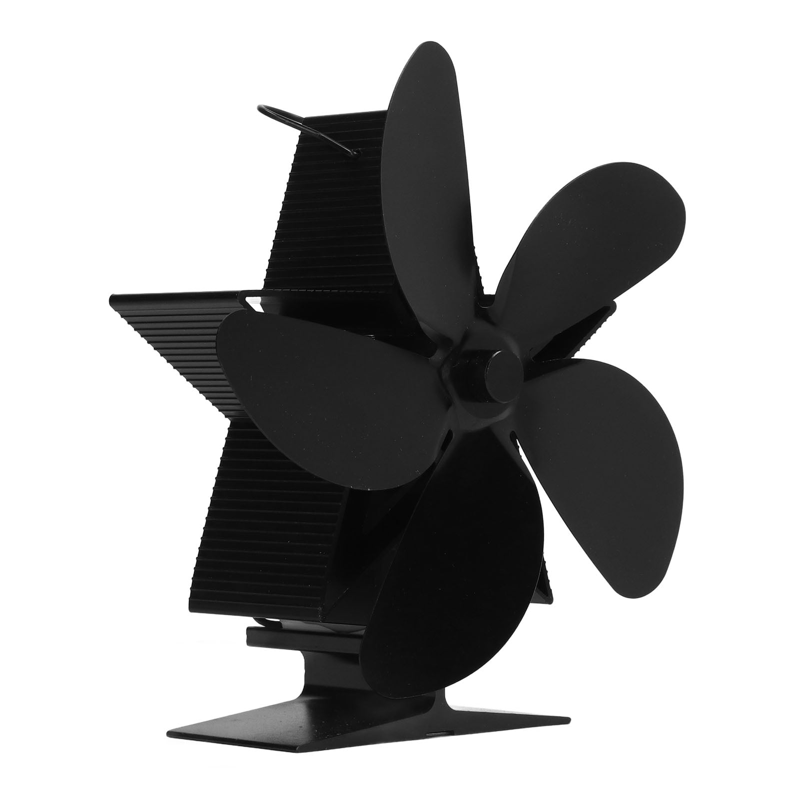 Heat Powered Stove Fan, 5 Blade Wood Stove Fireplace Fan, Automatic