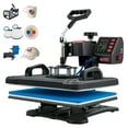 thumbnail image 1 of Heat Press 5 in 1 Machine 12x15, Sublimation Printer for T-Shirts, Mugs, Hats, Plates, Digital Control, 900W, 1 of 9