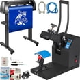 thumbnail image 1 of Heat Press Hat Cap 5.5"x3.5" + Vinyl Cutter Plotter Machine 53" W/floor Stand, 1 of 7