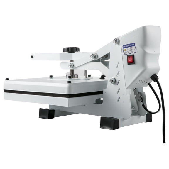 Heat Press, Heat Press Machine for T-Shirt, Fast Heating, High Pressure Heat Press 15x15, Power Digital Industrial Sublimation Printer for Heat Transfer Vinyl, Easy to Use, White