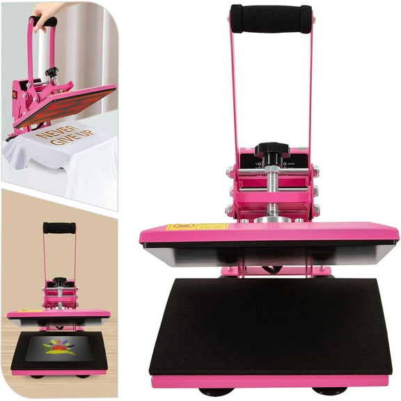 Heat Press Machine 1.8 * 9-Inch 700W Professional Heat Transfer Machine T Shirt Pressing Machine Sublimation Heat Press Transfer Machine for T-Shirt Hat Pillowcase